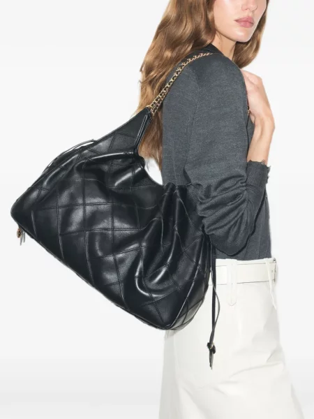 Shopper táska Tory Burch fekete