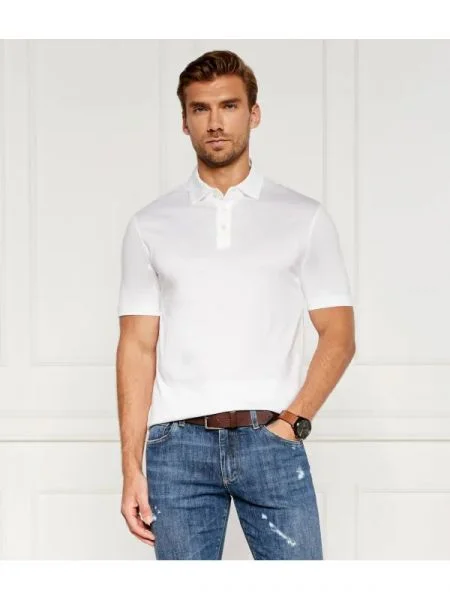 BOSS BLACK Polo Press 50 alb