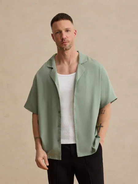 DAN FOX APPAREL Cămașă verde