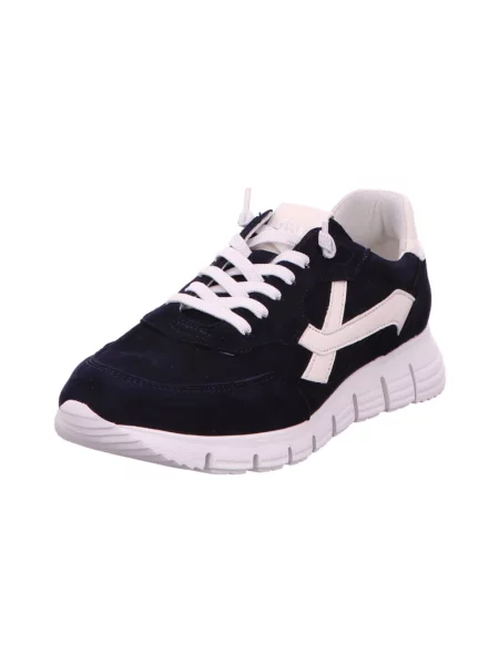 Sneakersy Sioux sznurowane niebieskie