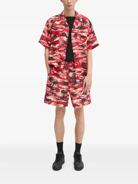 Pantaloni scurți A Bathing Ape® roșu