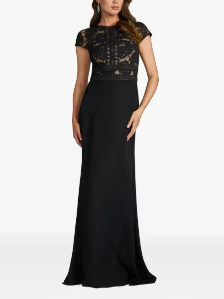 Rochie maxi Tadashi Shoji din dantelă negru