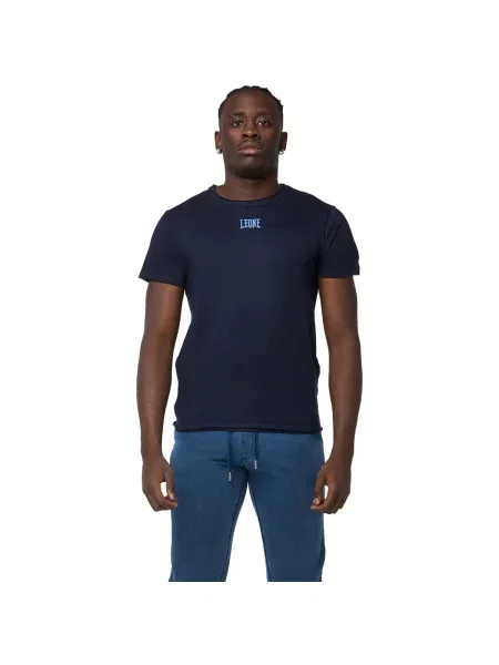 Scurt tricou Leone 1947 cu mâneci scurte albastru
