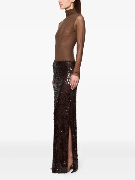 Fusta maxi Atu Body Couture maro