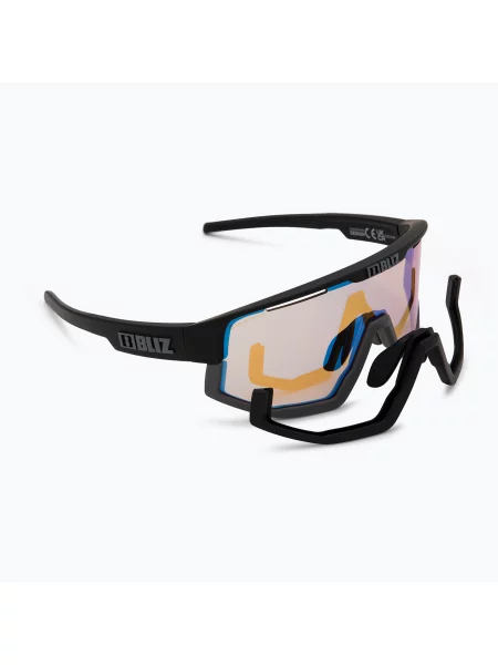 Слънчеви очила Bliz Fusion Small Nano Optics Nordic Light matt black/coral/orange blue черно