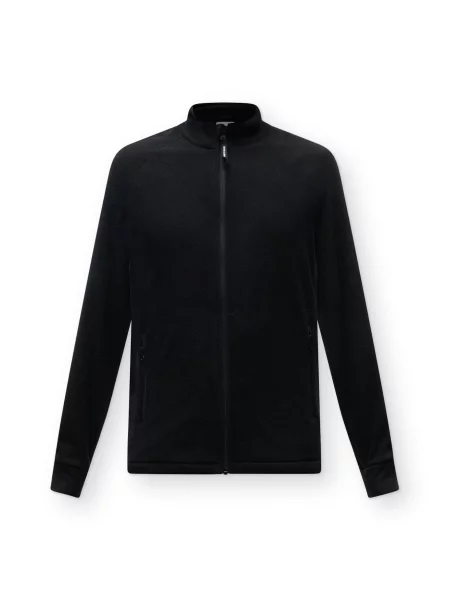 JACK & JONES Jachetă fleece JJPLUTO' negru