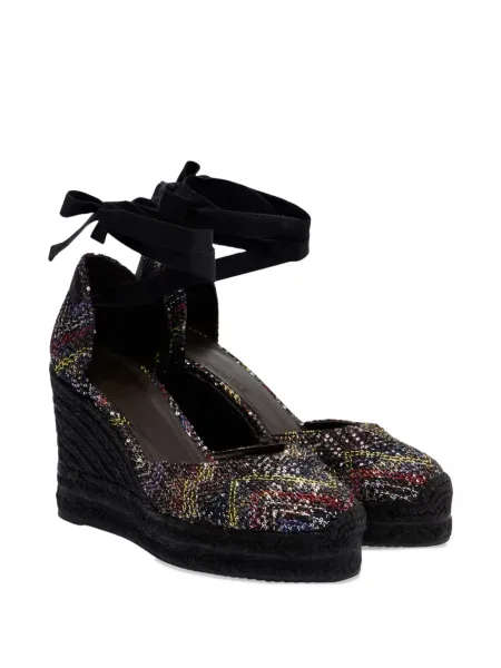Espadrile Missoni cu paiete negru