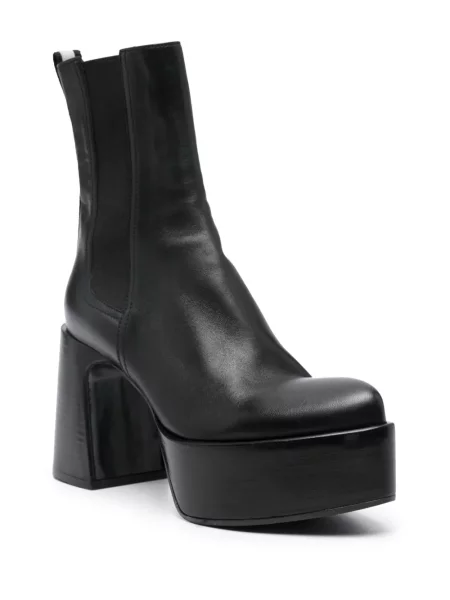 Cizme scurte Premiata din piele negru