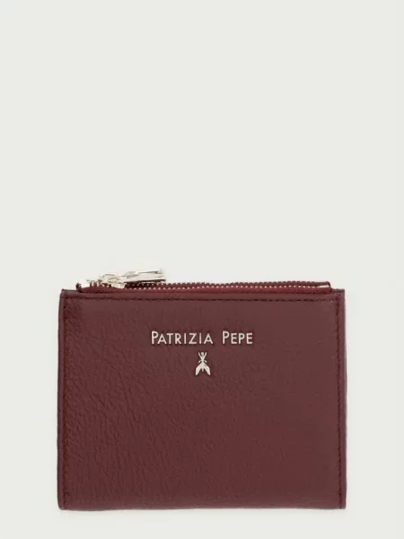 Patrizia Pepe portofel pentru femei din piele maro