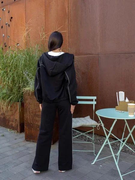 Спортивний костюм Umon бавовна/еластан чорний