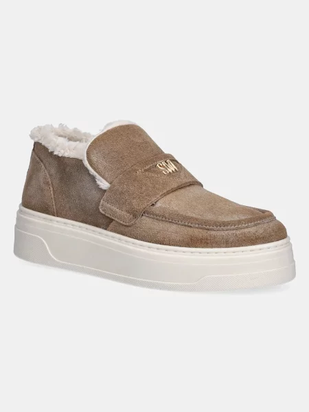 Велурени маратонки Steve Madden MYA кафяво