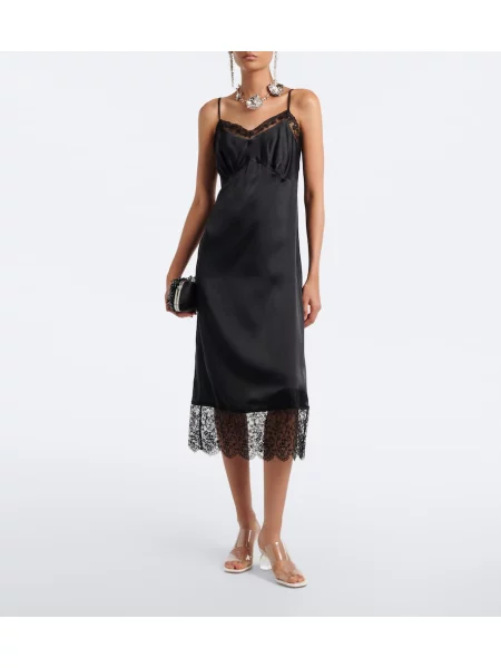 Rochie Simone Rocha din satin negru