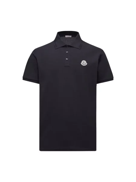 Koszulka polo Moncler niebieska