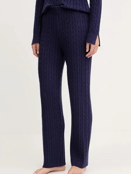 Спортен панталон Chantelle TWIST лилаво с изчистен дизайн виолетово