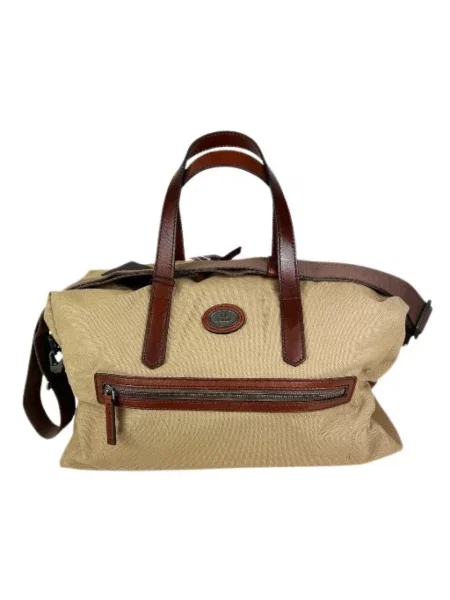 Torebka The Bridge skórzana beżowa