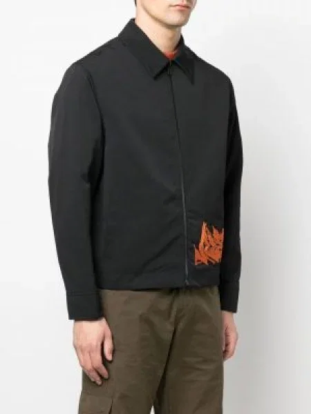 Bunda Off-white s výšivkou bílá