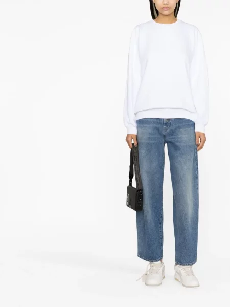 Dryžuotas raštuotas džemperis Off-white balta