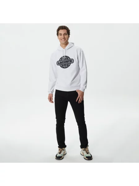Толстовка Lacoste белая