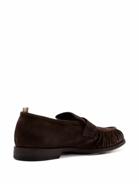 Pantofi loafer Officine Creative cu volane maro