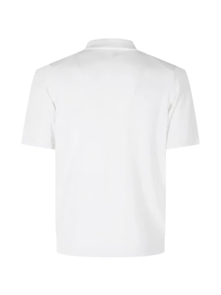 Scurt tricou polo Roberto Collina alb