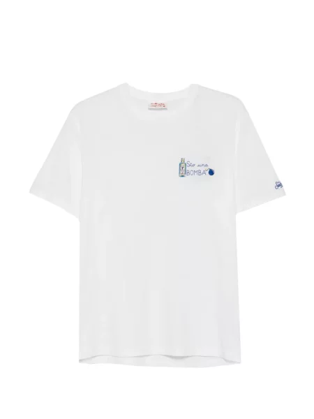 Tricou Mc2 Saint Barth cu broderie alb