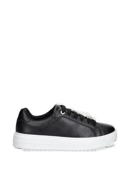 Sneakerși Guess cu autograf negru