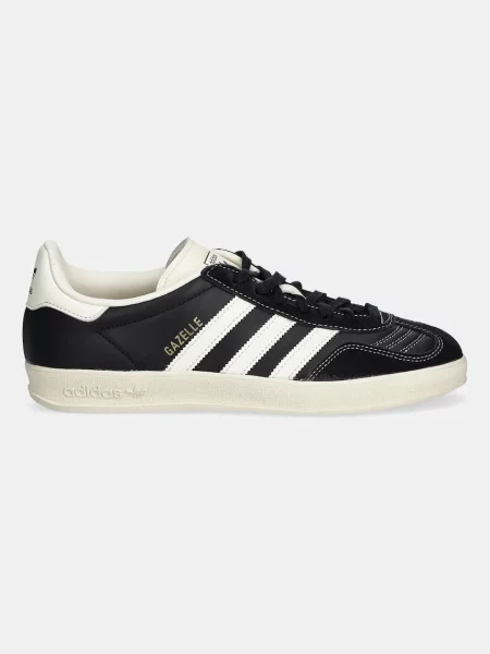 Шкіряні кросівки adidas Originals Gazelle Indoor чорний