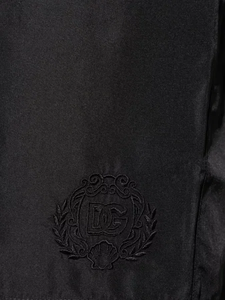 Kupaće gaće Dolce & Gabbana s vezom crna