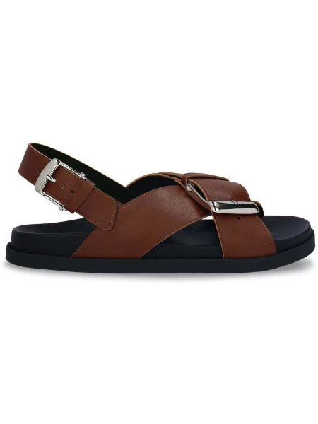Lapos talpú félcipő Nae Vegan Shoes barna