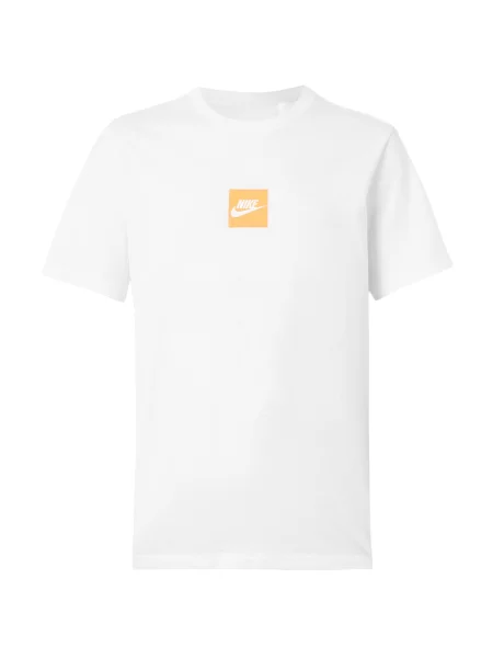 Nike Sportswear Tricou portocaliu / negru alb
