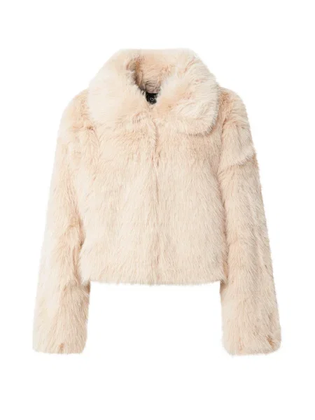Krzneni plašč Only bež