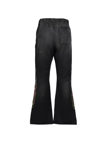 Pantaloni Kamiya cu imagine alergare negru