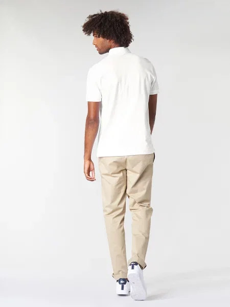 Tricou polo Lacoste alb