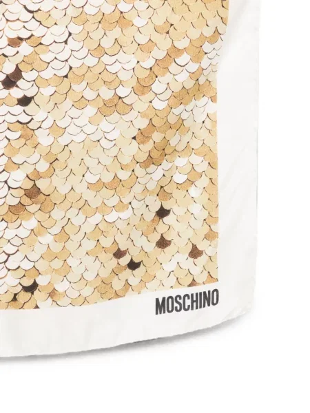 Fular Moschino cu paiete de mătase