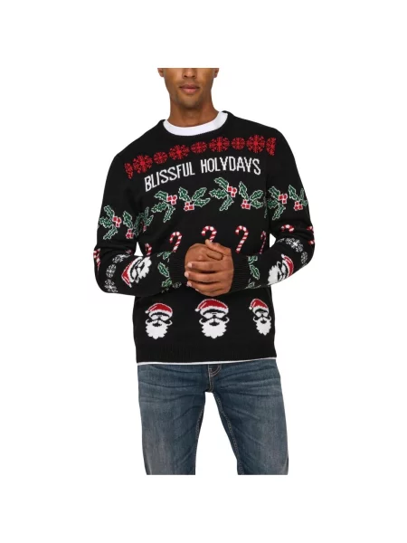 Only & Sons Džemper Xmas crna