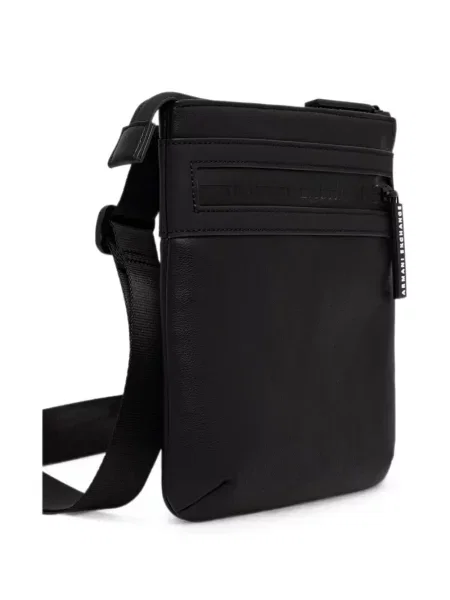 Curea Armani Exchange cu autograf negru