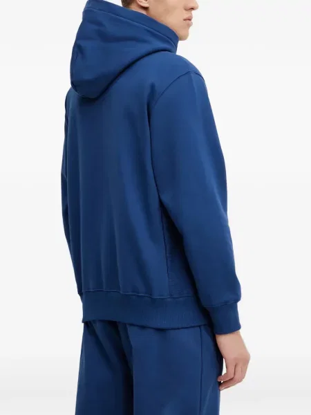 Hoodie The North Face με κέντημα με κουκούλα μπλε