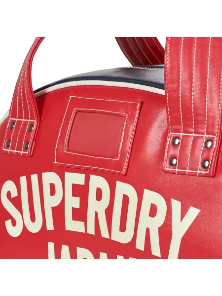 Geantă Superdry retro roșu