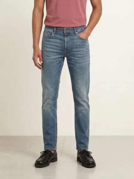 Boss Džíny Delaware Slim Fit medium grey šedé