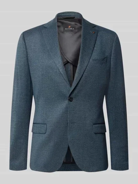 Marynarka o kroju slim fit z domieszką lyocellu model Nick' Zuitable