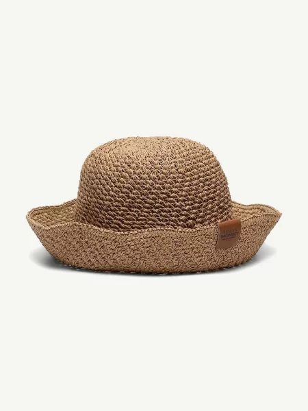 RUSLAN BAGINSKIY kalap Foldable Bucket Hat bézs