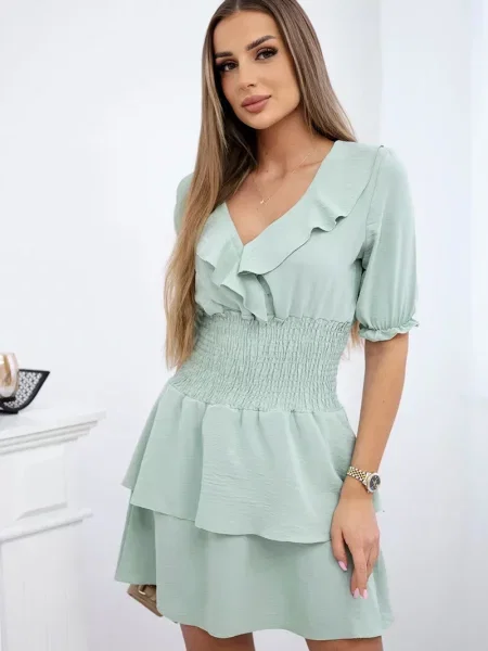 Talia sukienka Kesi garniturowa szara