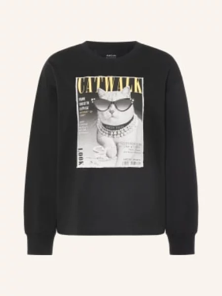 Marc Cain Mikiny S Ozdobnými Korálky black new černá