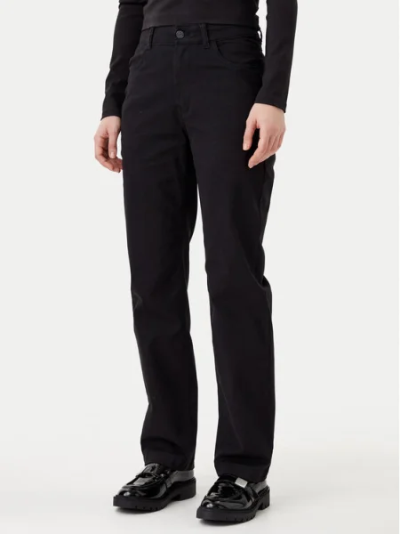 Calvin Klein Jeans nohavice Straight Fit čierna