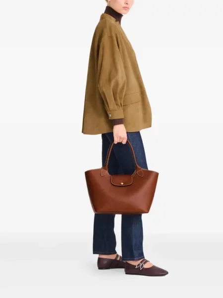 Geantă Longchamp maro