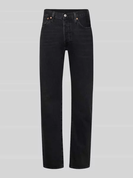 Dżinsy z czystej bawełny o kroju wide leg Fit model Levi's granatowe