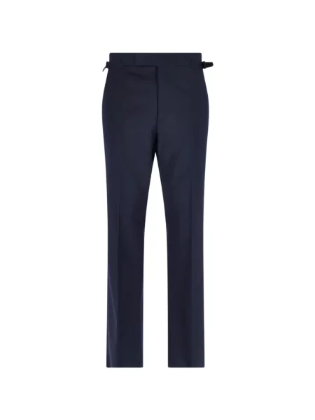 Pantaloni Vivienne Westwood de lână cu cataramă albastru