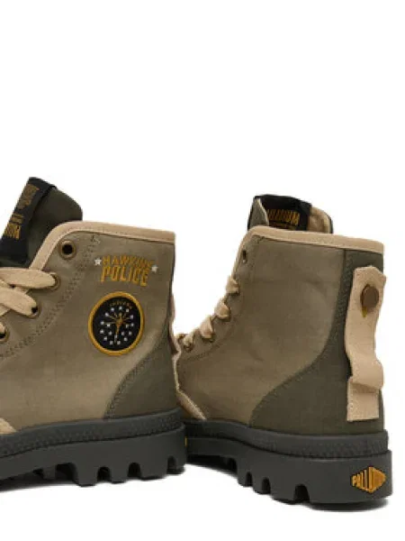 Palladium Bakancs Pampa Hawkins Police zöld