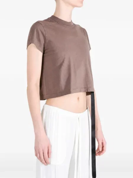 Презрамки подрязан тениска Rick Owens Drkshdw кафяво