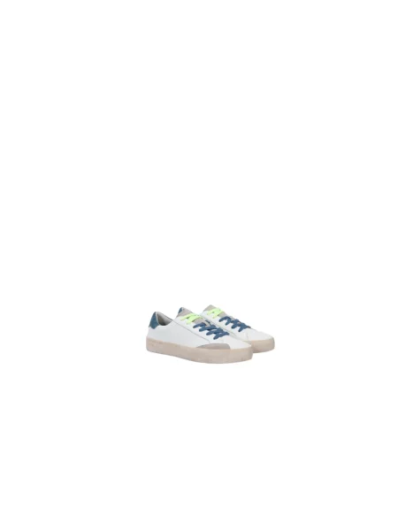 Sneakersy Sun68 skórzane w miejskim stylu białe